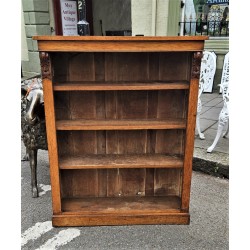 Open Shelf Bookcase Display Case Victorian